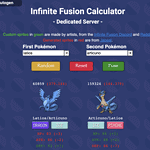 Pokemon Infinite Fusion Calculator