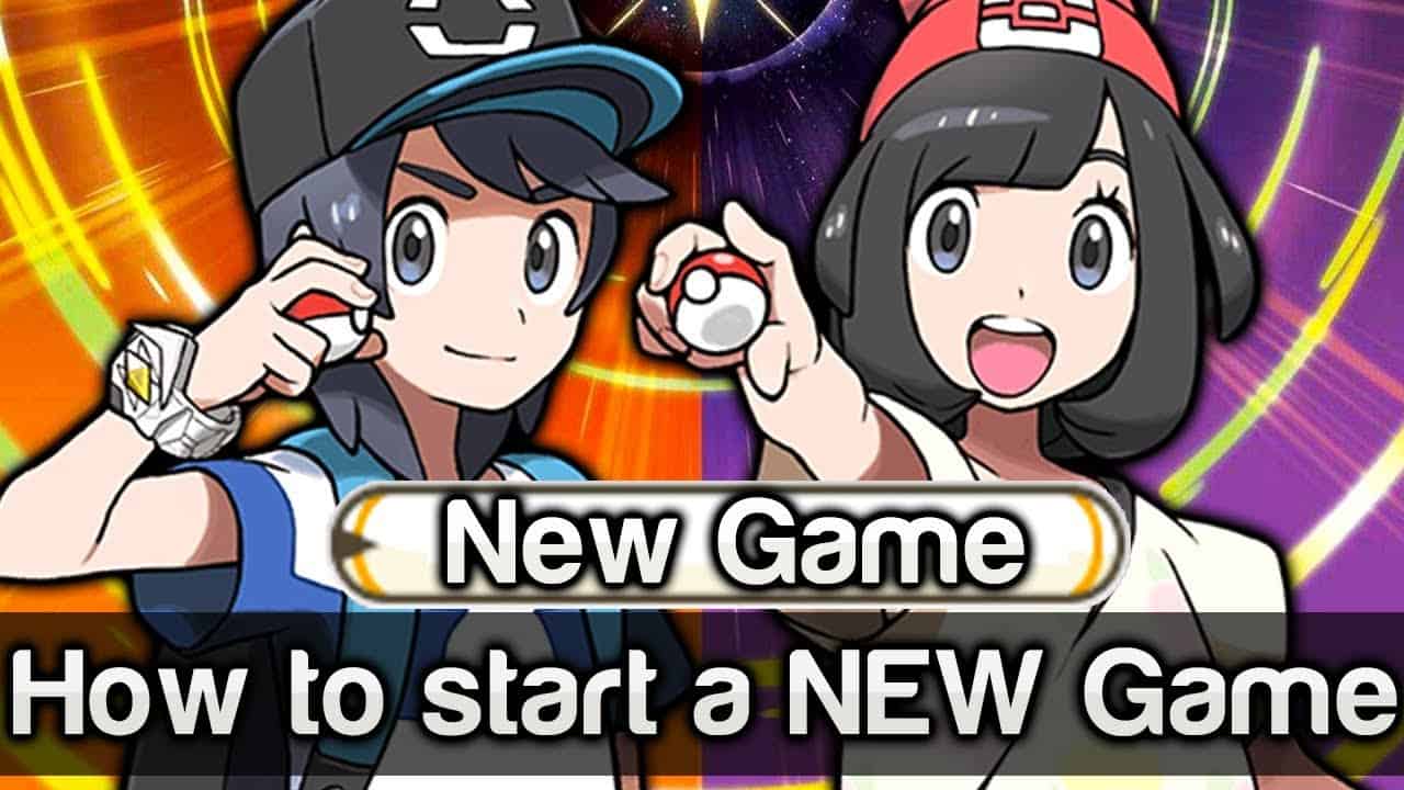 How Do I Start A New Game In Pokemon Moon Today?